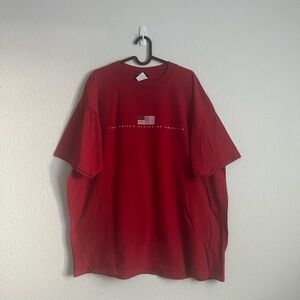 Old Union O.U.B. Brand The United States of America Red Graphic Men's T-Shirt